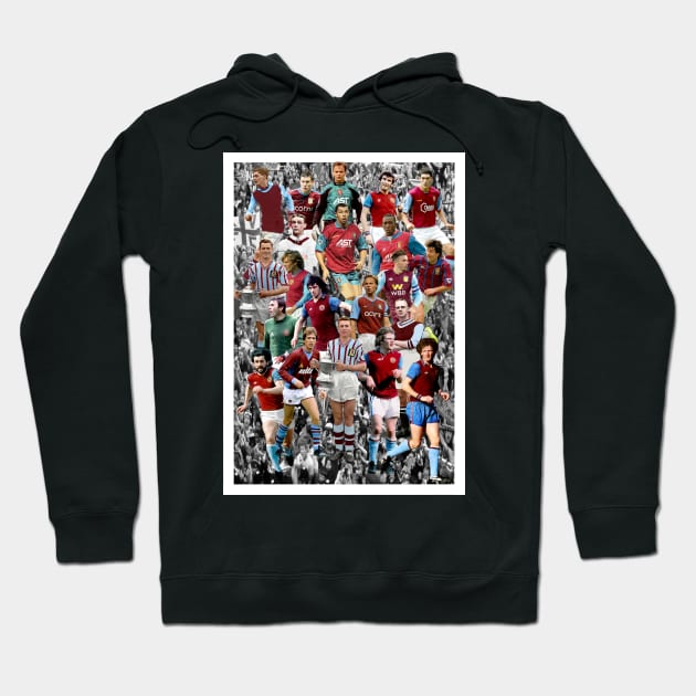 Aston Villa Heroes Legends Hoodie by madein1874